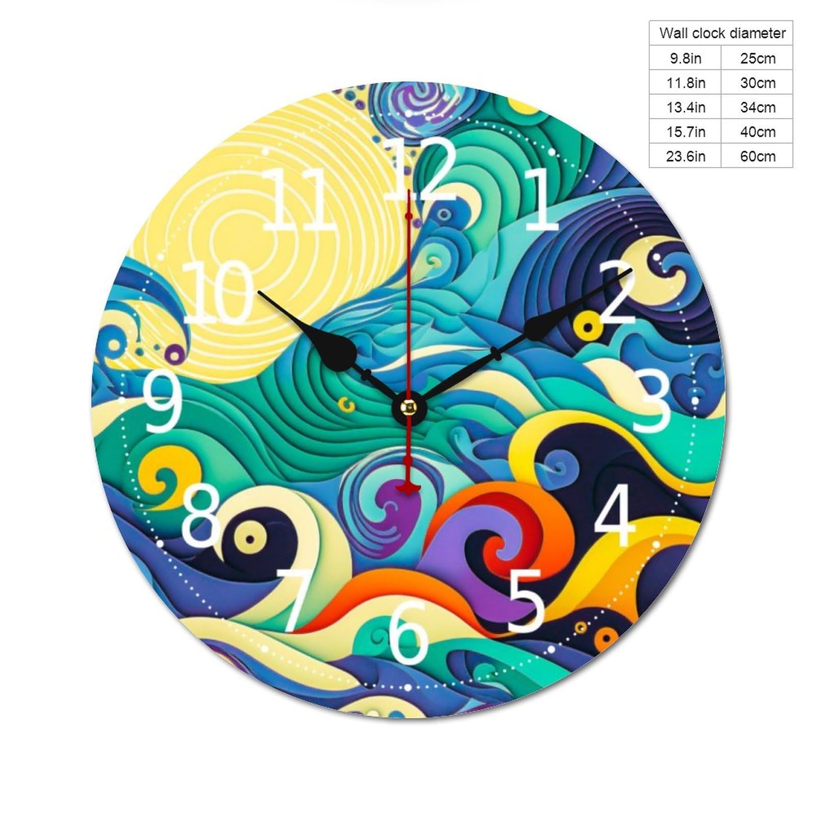 漆絵　時計　インテリア　アート 211702_0.jpg